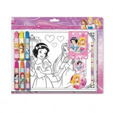 Set Disney Princess de colorat 16 piese